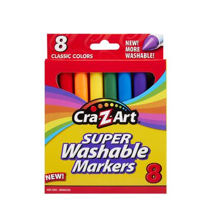 Cra-Z-Art Classic Board Washable Markers 8 count