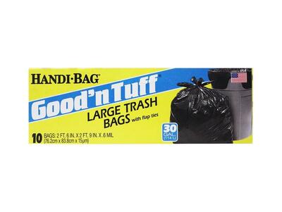 Handi-Bag Good' N Tuff Large Trash Bags 30 gallon 10 count
