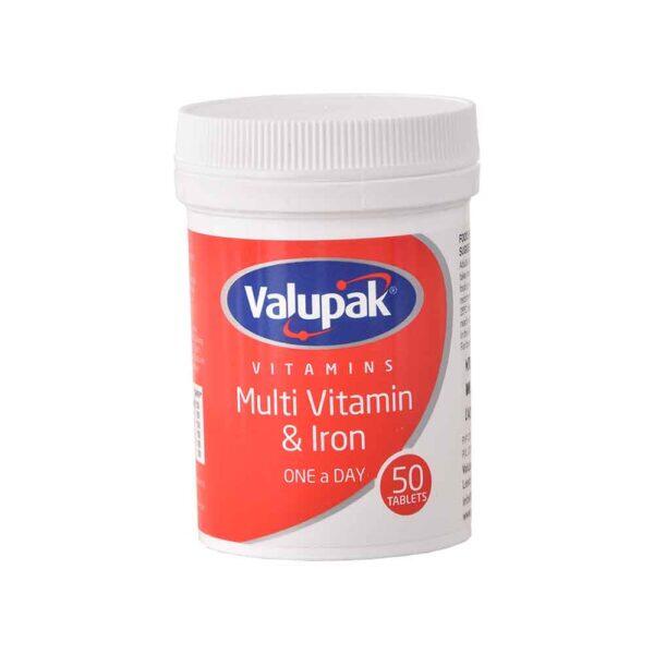 Valupak Multi Vitamin & Iron 50 Tabs