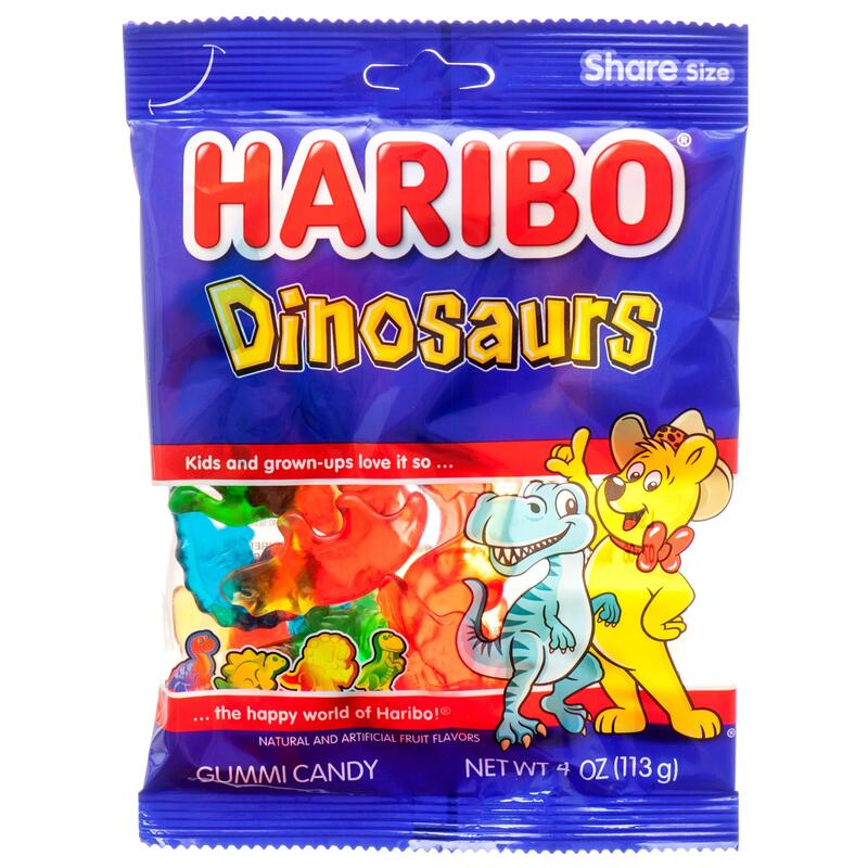 Haibo Dinosaurs Gummi Candy 4oz