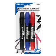 Bazic Assorted Color Double-Tip Permanent Marker: $5.00