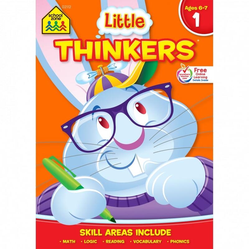 School Zone First Grade Little Thinkers  Ages 6-7 Workbook: $5.00