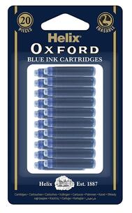 Helix Oxford Blue Ink Cartridges 20pcs: $0.00