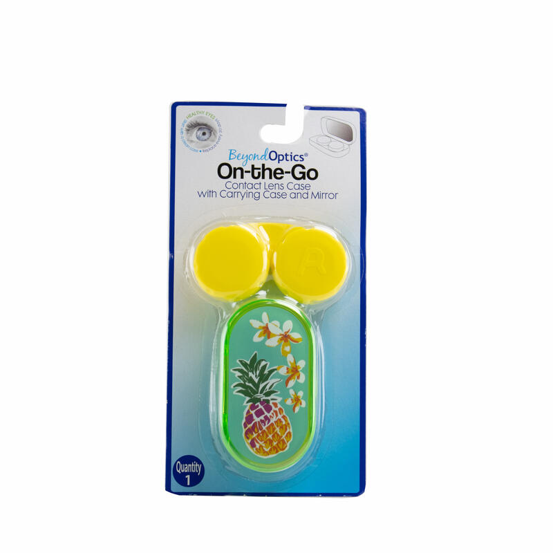 Beyond Optics On the Go Contact lens case with carrying case and mirror