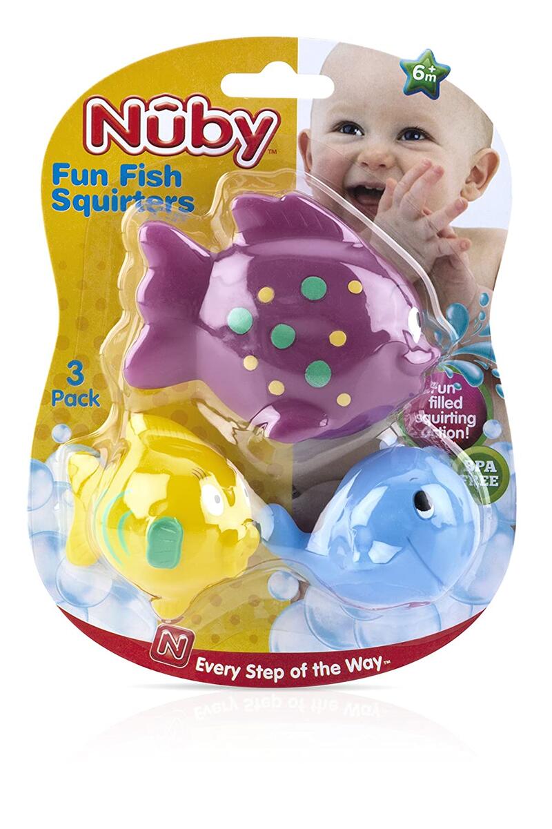 Nuby Fun Fish Squirters 3 ct
