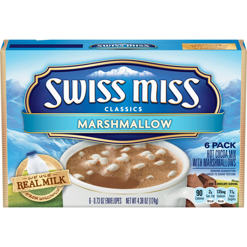 Swiss Miss Classics Marshmallow 6pk: $8.00