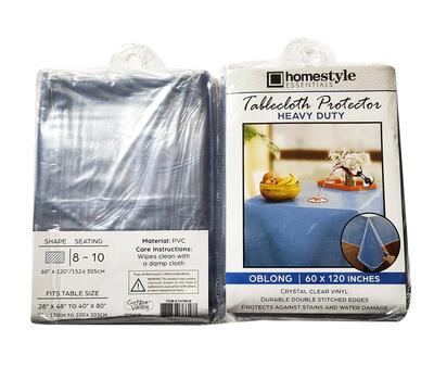 Rect Clear Heavy Table Protector 60x120: $15.00