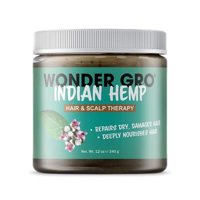 Wonder Gro Indian Hemp Hair & Scalp Therapy 12oz: $15.00