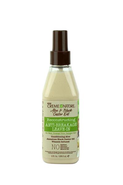 Crème Of Nature Aloe & Black Castor Oil Anti-Breakage Leave In Conditioner 8 oz: $25.00