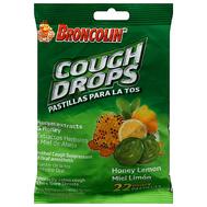 Broncolin Cough Drops Honey Lemon/Herbal Hard Candy 22ct: $6.00