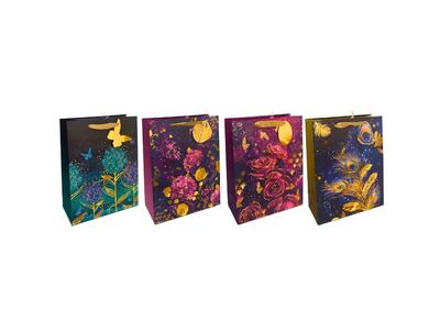 Paper Bag Floral Gem Medium Assorted 1 count