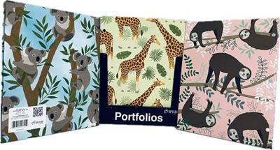 Top Flight Portfolios 2 Pockets Adorable Animals