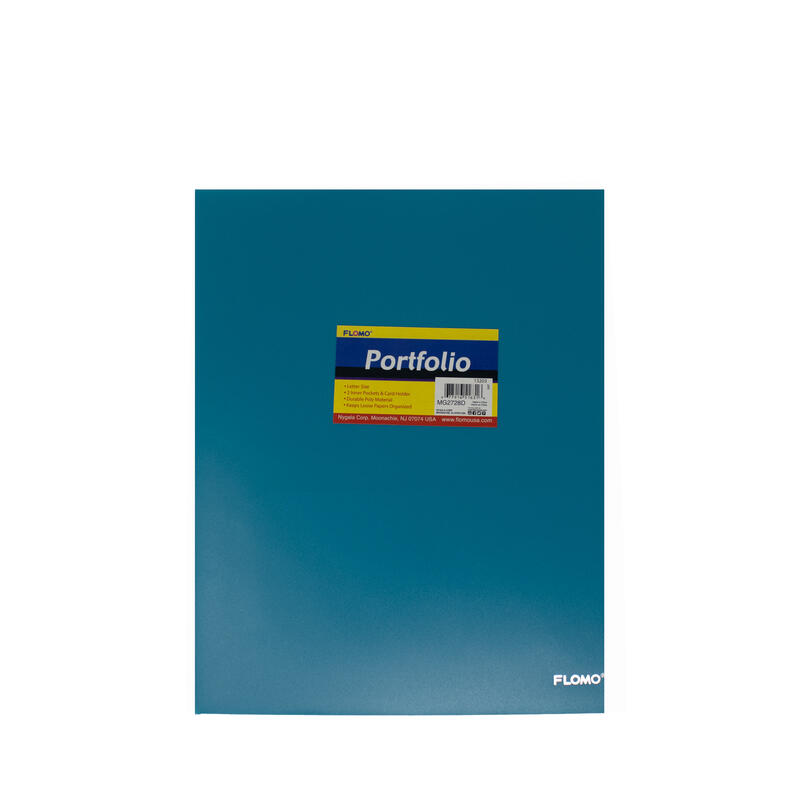 Poly Portfolio Folder With Two Inner Pockets: $5.00