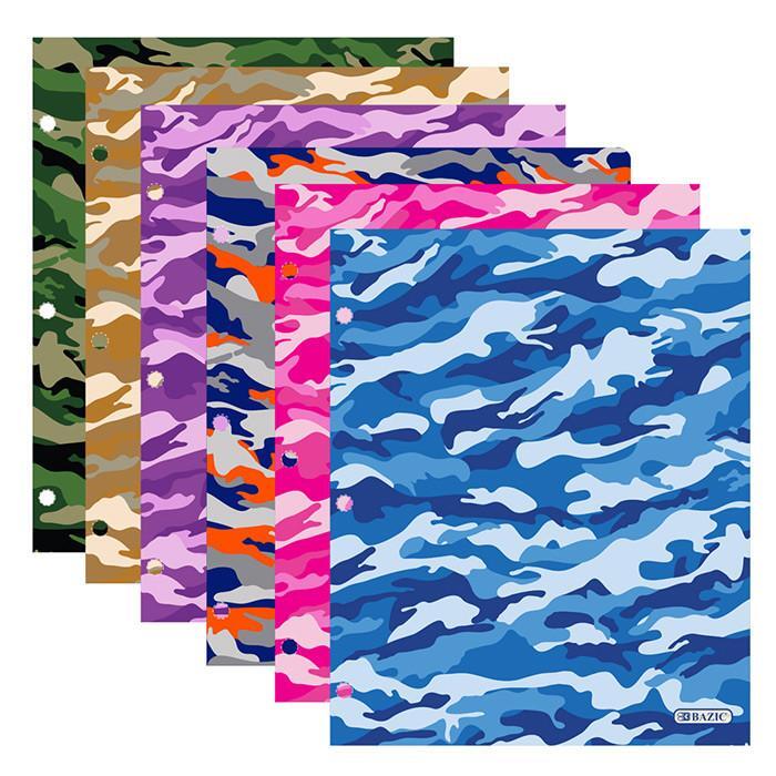 Bazic Camouflage 2 Pockets Portfolios 1ct