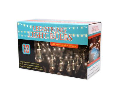 String LED Light Bulbs: $35.00