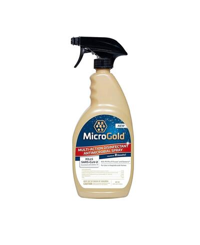 Microgold Dual Action Disinfectant Antimicrobial Spray 24oz