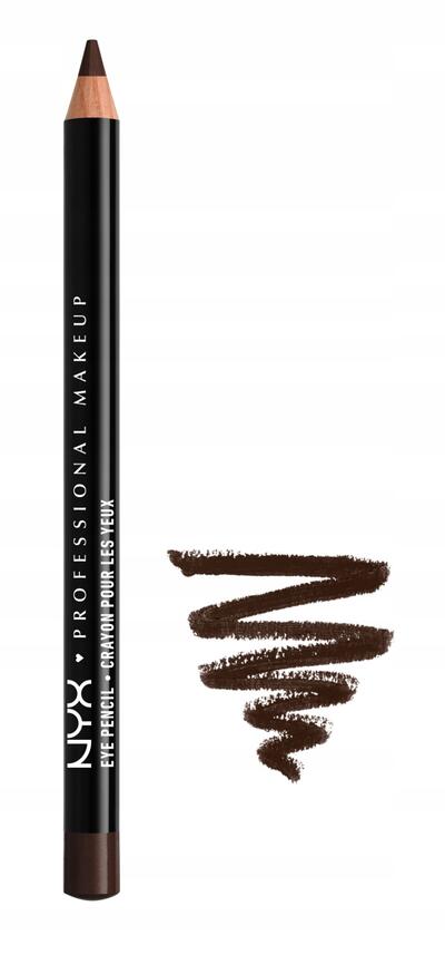 NYX Slim Eye Pencil Black Brown 0.035oz