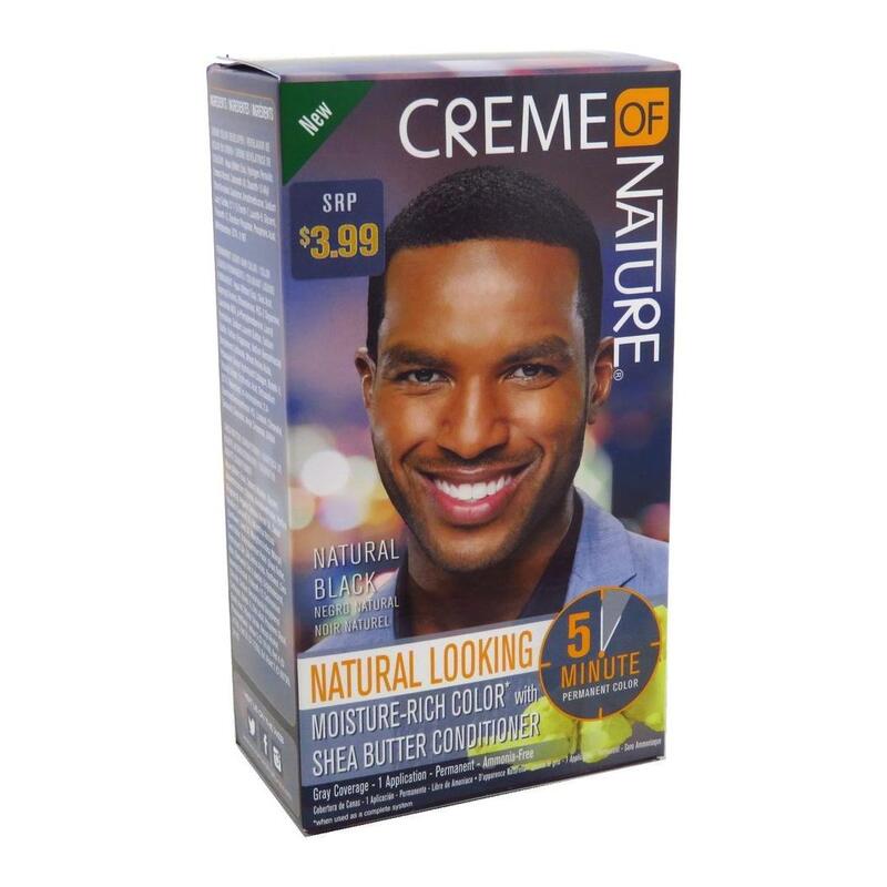 Creme Of Nature Cni Mens Liquid Hair Color Natural Black #1