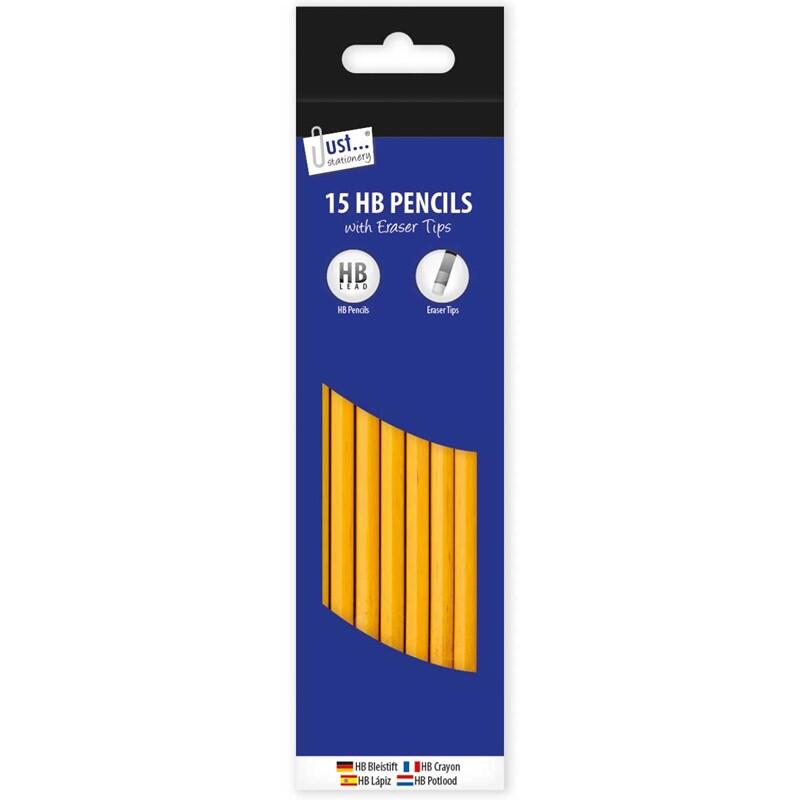 HB Pencils With Eraser Tops 15ct: $5.00