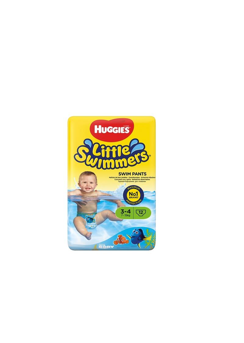 DNR Huggies Swim Med 3-4 12's