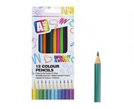 A Plus Colouring Pencils 12pcs: $0.00