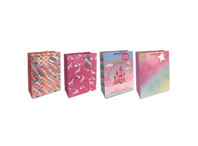 Paper Bag Rainbow & Mermaids Large Assorted 1 count