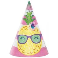 Pineapple & Friends Cone Party Hat 8ct: $0.00