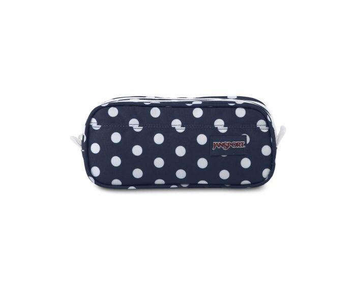 Jansport Pencil Case Denim Polka Dot