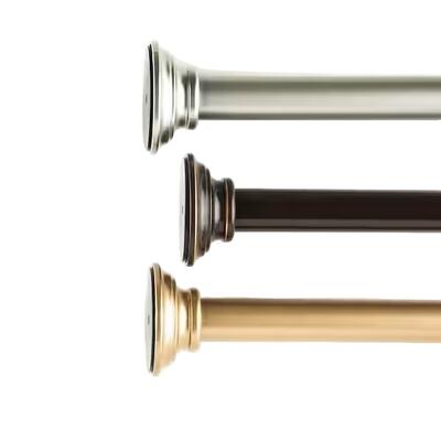 Snug Set Spring Tension Curtain Rod 30-52 Assorted