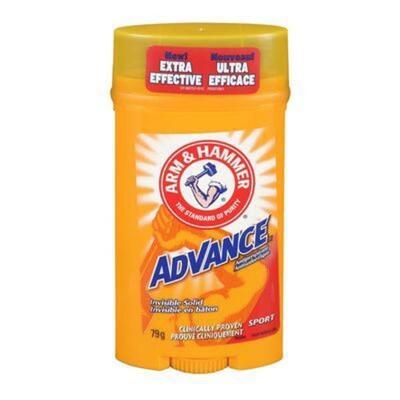 Arm & Hammer Advance Invisible Solid Antiperspirant Sport 79g