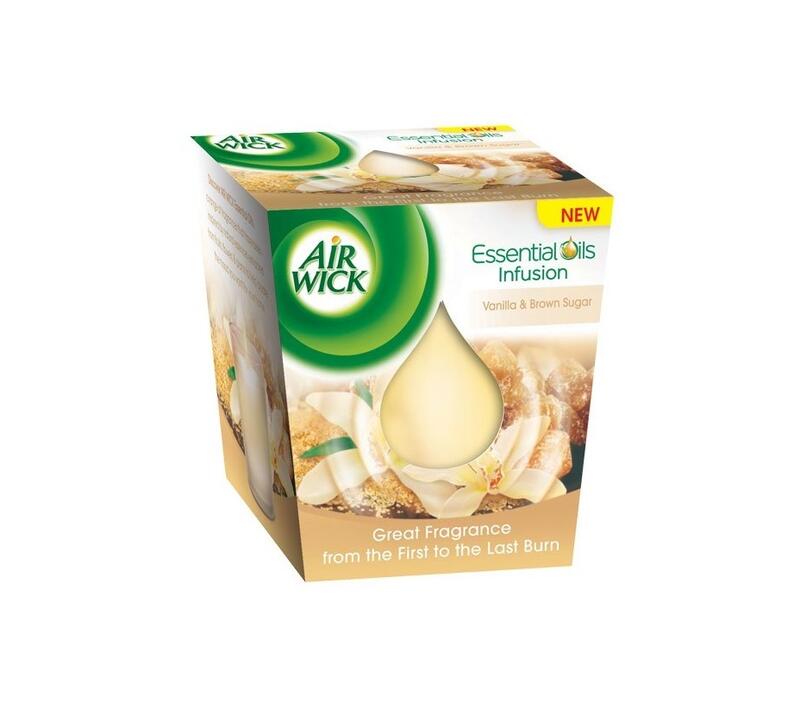 Airwick Scented Candle Vanilla & Brown Sugar 105g