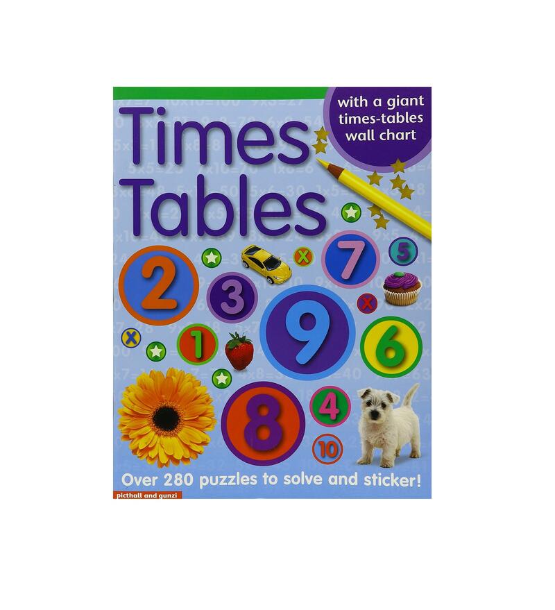 Times Table Sticker Book