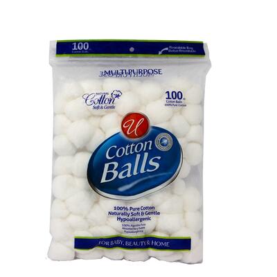 U Cotton Balls 100ct: $6.00