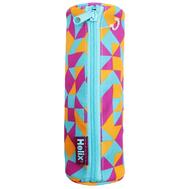 Helix Oxford Geometric Pencil Case Orange 1 count: $0.00