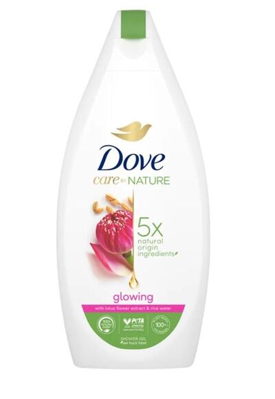 Dove Care By Nature Glowing Shower Gel 400ml