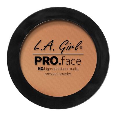 L.A. Girl Pro Face HD Matte Pressed Powder Foundation Toffee 0.25oz