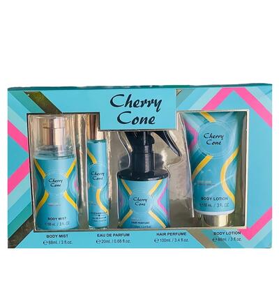 Scenabella Cherry Cone 4pc Gift Set: $30.00