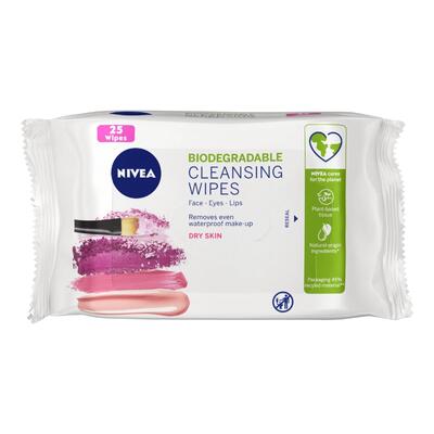 Nivea Biodegradable Cleansing Wipes 25 count: $15.00