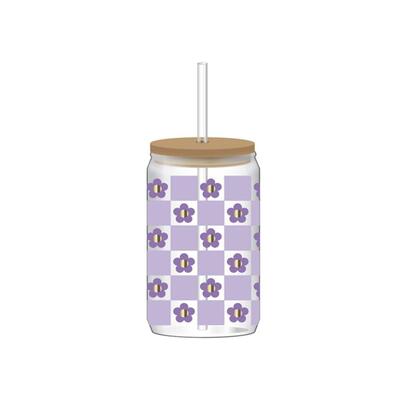 Sheffield Home Bamboo Glass Sipper 16oz