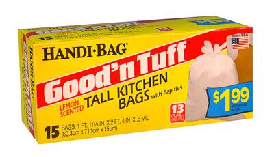 Handi Bag Good N' Tuff Kitchen Bags 13 Gallon 15ct: $8.00