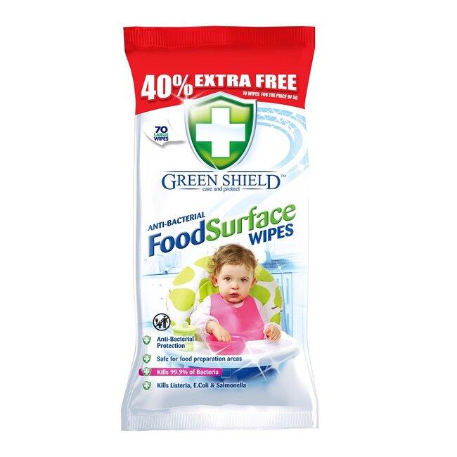 Greenshield Antibacterial Food Surface Wipes 70pk: $4.50