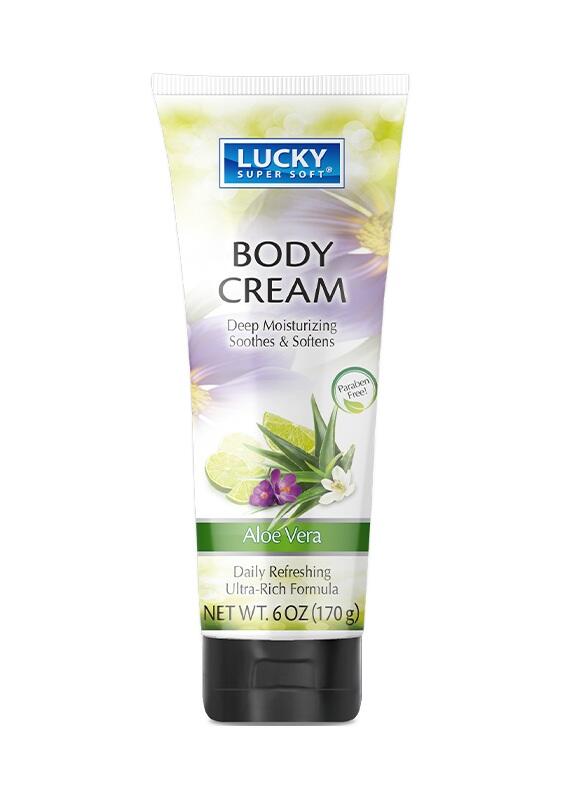 Lucky Super Soft Body Cream Aloe Vera 6oz