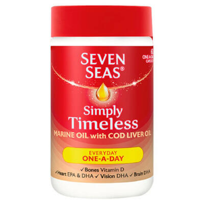 Seven Seas Cod Liver Oil  60 capsules: $27.50
