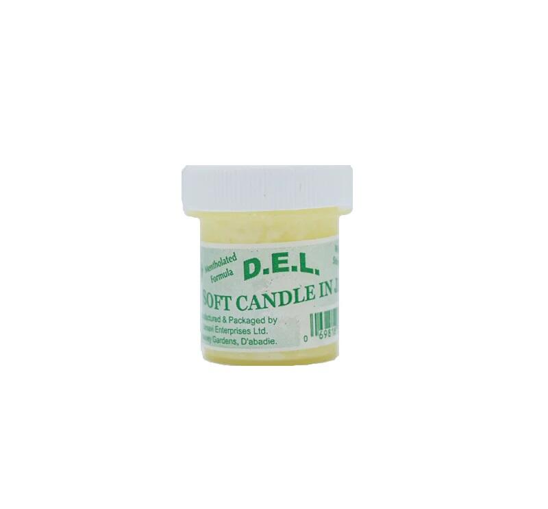 D.E.L Soft Candle Menthol Jar 30g