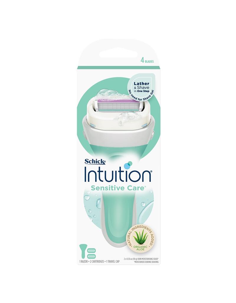 Schick Intuition Sensitive Care Razor 2 Refill And Cartridges