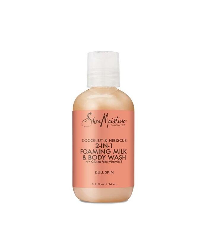 Shea Moisture 2-In-1 Foaming Milk & Body Wash Coconut & Hibiscus 3.2oz