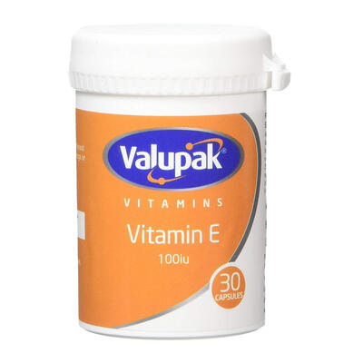 Valupak Vitamin E 100iu 30ct