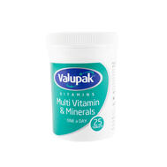 Valupak Multi Vitamin and Minerals 25ct: $15.00