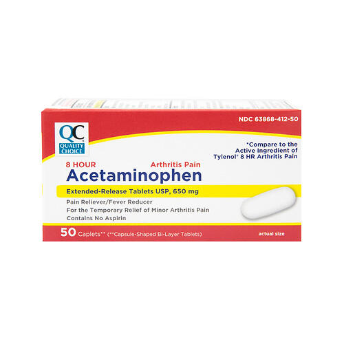 Quality Choice Acetaminophen 50 Caplets: $23.00