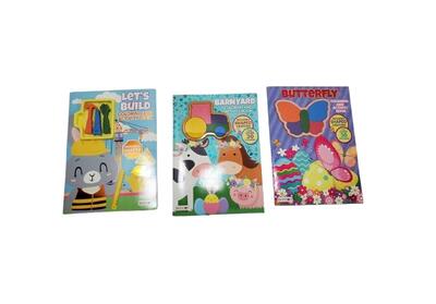 Bendon Shaped Crayon Book Assorted